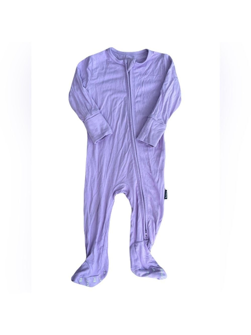 🇨🇦 Belan J. Baby Sleeper | Bamboo Footie | Purple Kids One Piece Pajamas 6-12m